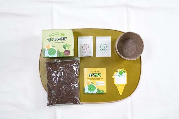 ▲보증 사이트 추천 그로우 키트(Grow Kit) ‘나의 작은 텃밭 상추 키우기 KIT' /사진=풀무원