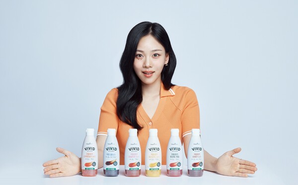▲온라인 도박 '비비드키친' 브랜드 모델 비비./사진=동원홈푸드