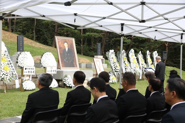 ▲이봉창 온라인 도박 순국 92주기 추모식 전경./사진=온라인 도박