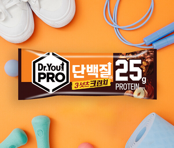 ▲오리온 닥터유PRO 보증 사이트 3넛츠크런치 제품 이미지./사진=오리온