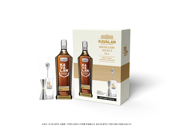 ▲골든블루 인터내셔널이 타이완 싱글몰트 위스키 ‘도박 DTS'의 하이볼 패키지를 한정 출시했다./사진=골든블루 인터내셔널