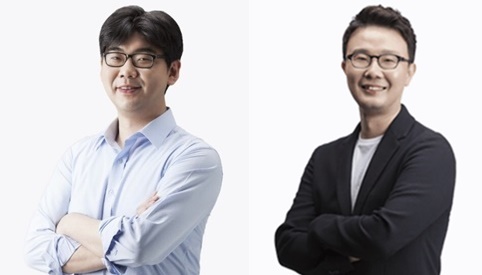 ▲두나무 송치형(좌) 회장과 김형년 부회장/두나무 홈페이지 자료사진