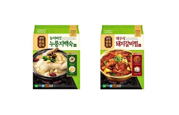 ▲풀무원식품이 가정용 프리미엄 밀키트 ‘반듯한식 일품도박 종류 키트’ 2종을 출시했다./사진=풀무원