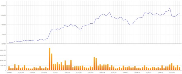 ▲올해(1월 1일~5월 16일) 현대로템 주가 흐름. 자료=한국거래소