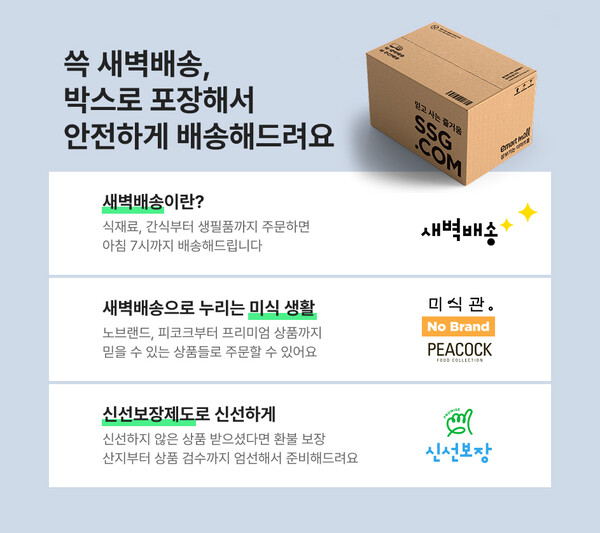 ▲SSG닷컴이 오는 7월 1일부터 수도권과 충청권 새벽보증 사이트 운영 체계를 일원화한다./사진=SSG닷컴
