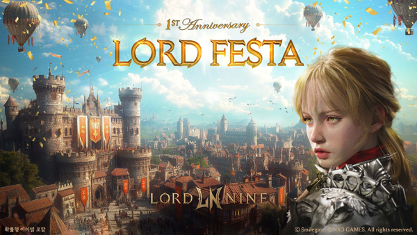 ▲스마일게이트가 올클래스 MMORPG ‘로드나인’의 서비스 1주년을 맞아 온·오프라인 축제 ‘로드 페스타’를 시작했다./사진=스마일게이트