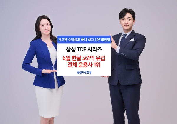▲삼성자산운용의 실적배당형 상품인 타깃데이트펀드 시리즈가 6월 한달 동안 561억원의 자금을 끌어 모으며 국내 전체 운용사 토토 배팅 사이트 중 자금 유입 1위를 차지했다.(사진=삼성자산운용)