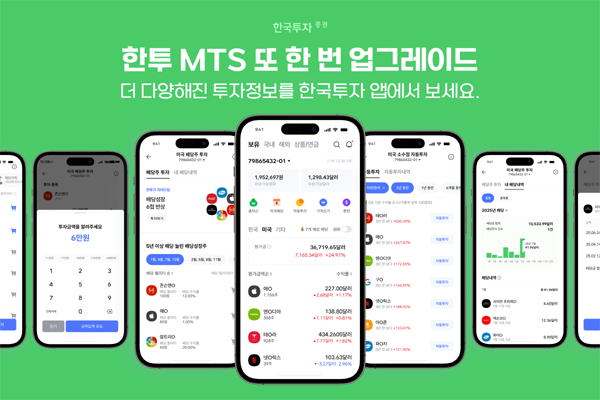 ▲온라인 슬롯 환수 율이 MTS '한국투자' 앱을 업데이트하고 신규 기능을 추가했다./사진=한국투자증권