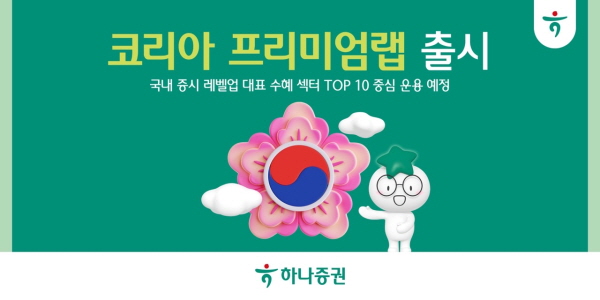 ▲하나증권은 한국 증시의 본격적인 레벨 업에 발맞춰 ‘코리아 프리미엄랩’을 출시한다.(사진=하나증권)