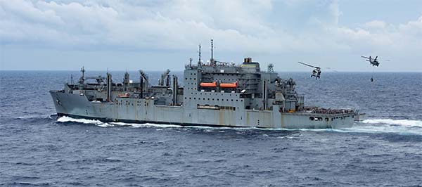 ▲HD현대중공업이 MRO 진행할 미 해군 7함대 소속 ‘USNS 앨런 셰퍼드’함./사진=미 해상수송사령부