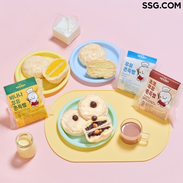 ▲SSG닷컴이 8일 압구정 인기 카페 ‘이웃집 통통이’ 쫀득빵 3종을 단독 출시한다./사진=SSG닷컴