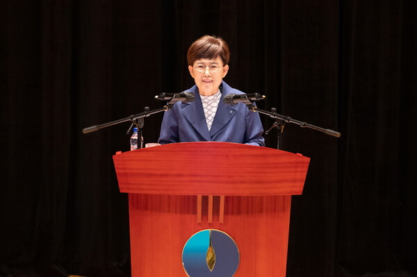 ▲한국가스공사가 창립 42주년 기념식을 개최했다. 최연혜 가스공사 사장./사진=한국가스공사