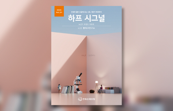 ▲한화손해보험 라이프플러스 펨테크연구소는 김난도 서울대학교 명예교수가 이끄는 트렌드코리아팀과 함께 ‘뉴위쳐 3 슬롯 모드 트렌드 리포트’의 첫 번째 시리즈 ‘하프 시그널’을 공개했다.(사진=한화손해보험)