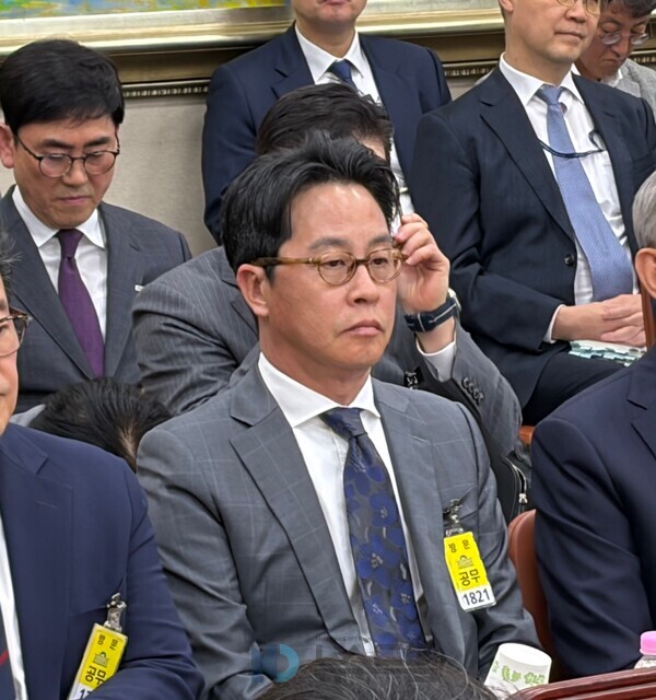 ▲조좌진 롯데자바 스크립트 슬롯 머신 대표가 14일 열린 정무위원회 국정감사에 참석했다. 사진=김동건 슬롯 사이트 드림 기자