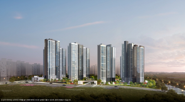 ▲두산건설은 ‘두산위브더제니스 센트럴 천안’이 28일 견본주택을 개관하고 본격 분양에 나선다.(사진=두산건설)